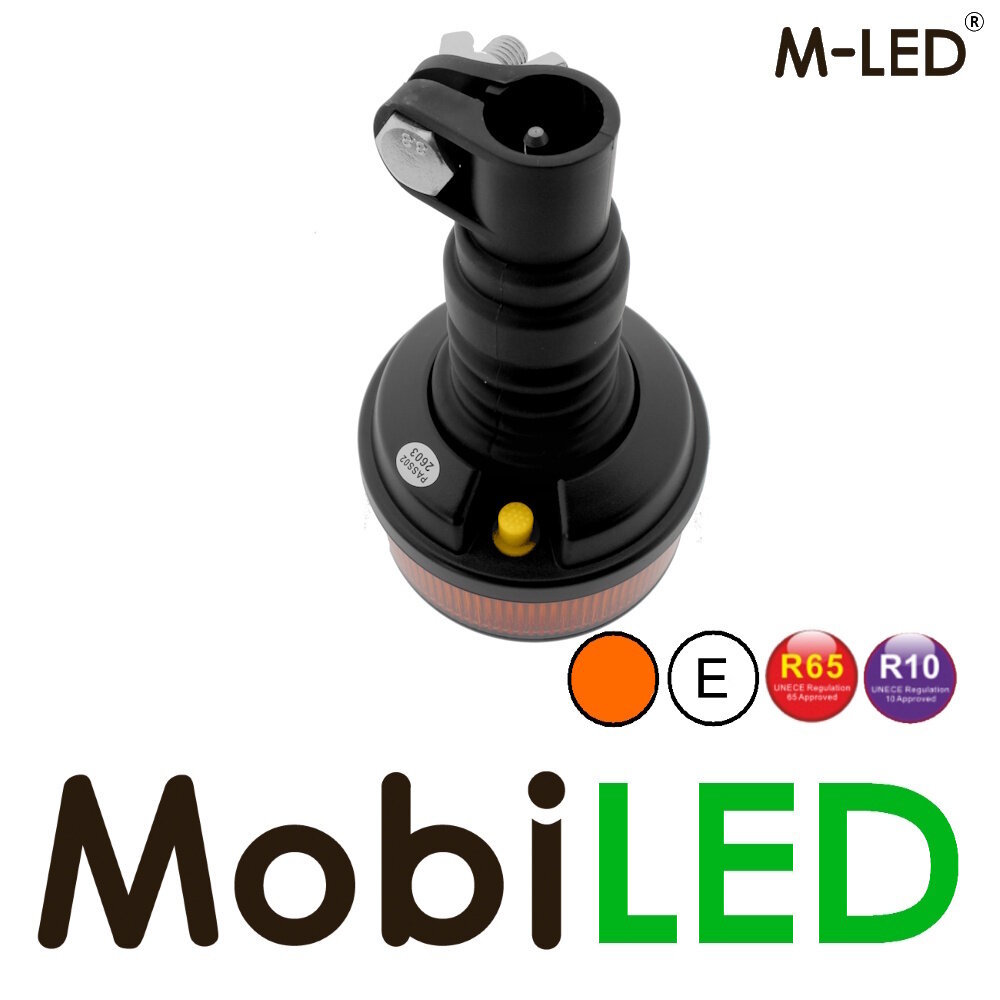 M-LED M-LED Zwaailamp / flitslamp DIN montage 12-24V amber E-keur