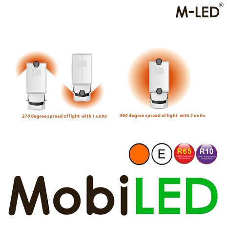 M-LED M-LED Lampe flash 270 degrés design ultra-plat E-marque