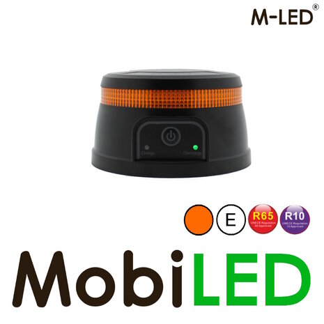 M-LED M-LED Balise rotative / lampe flash aimant rechargeable 12-24V E-marque