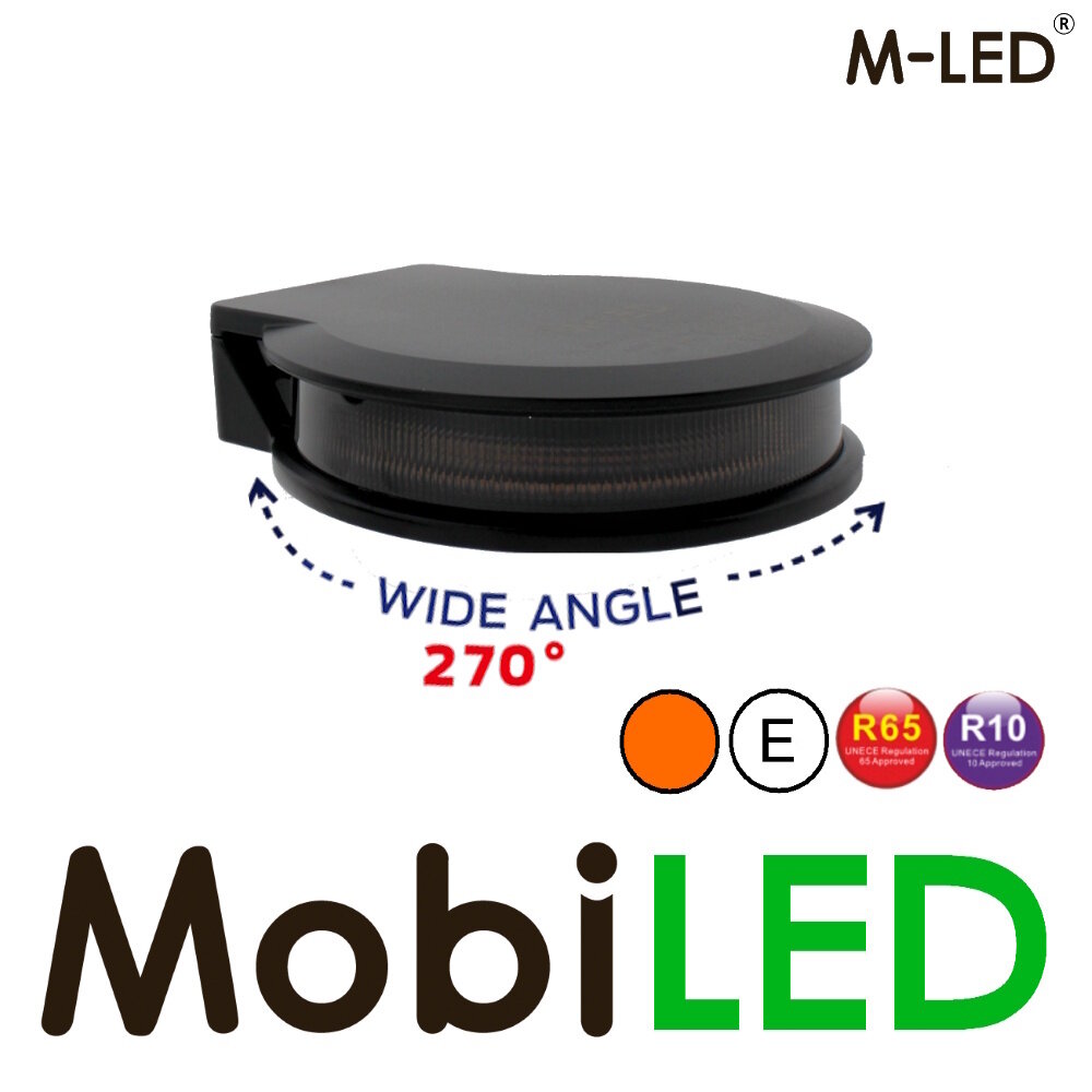 M-LED M-LED Flitser 270 graden ultra plat design E-keur