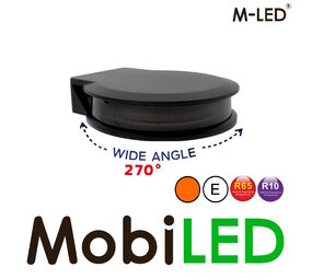 M-LED Flitser 270 graden dark look amber M-LED Flitser 270 graden dark look amber