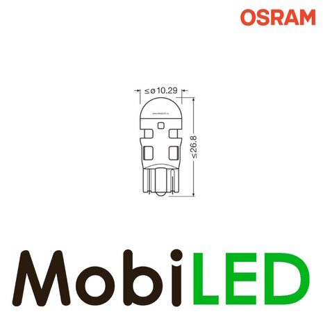 OSRAM OSRAM W2.1 x 9.5d (W5W) LEDriving SL (2 pieces) Red OSRAM OSRAM W2.1 x 9.5d (W5W) LEDriving SL (2 pieces) Red