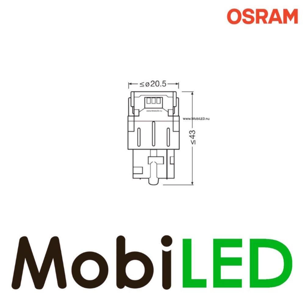 OSRAM OSRAM W21W (W3x16d) LEDriving SL Ambre