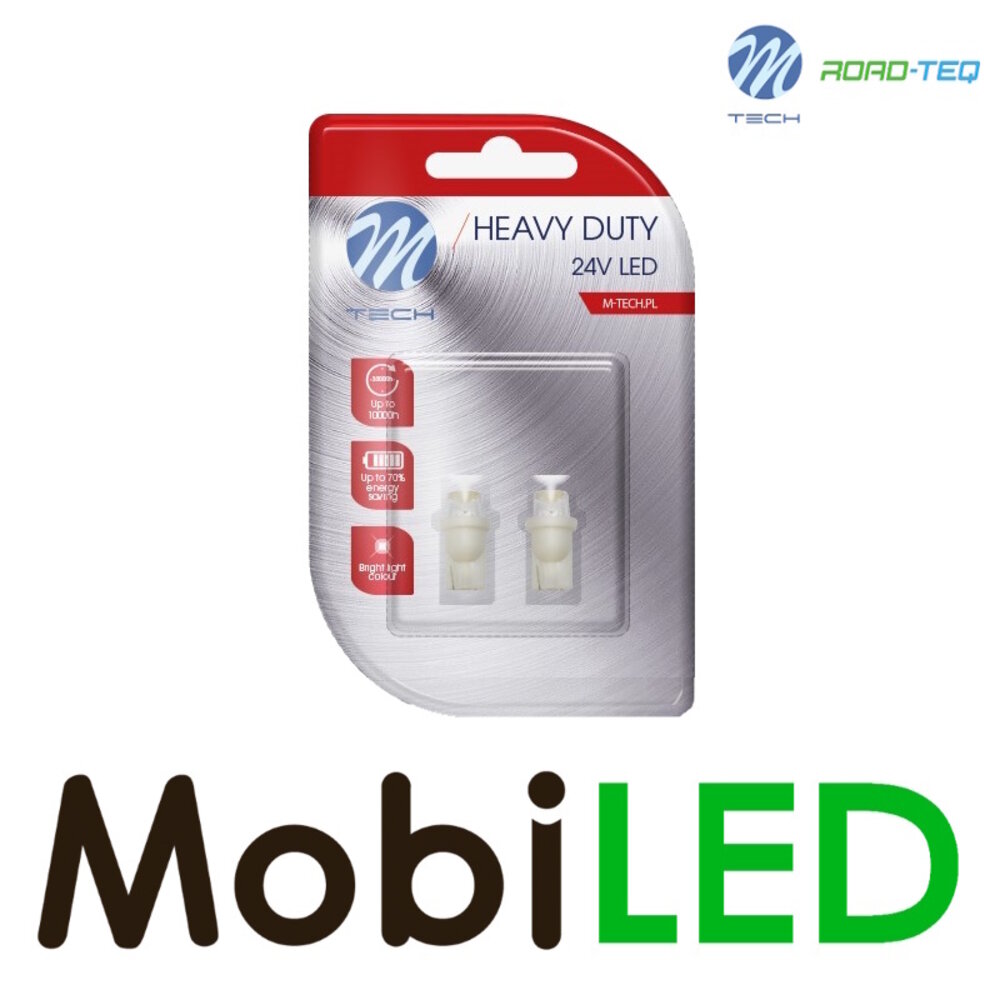 M-Tech M-Tech LB906W Blister 2x LED L906W W5W wit
