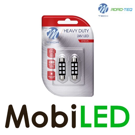 M-Tech M-Tech LB928B Blister 2x LED L928B C5W blue M-Tech M-Tech LB928B Blister 2x LED L928B C5W blue