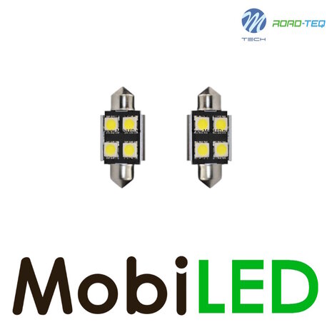 M-Tech M-Tech LB9328W Blister 2x LED L9328W C5W canbus wit M-Tech M-Tech LB9328W Blister 2x LED L9328W C5W canbus wit