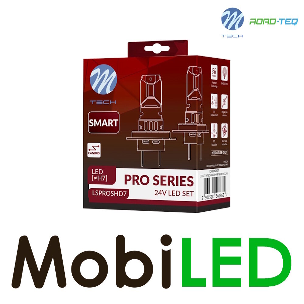M-Tech M-Tech Pro smart série led set H7 24V M-Tech M-Tech Pro smart série led set H7 24V