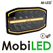M-LED M-LED Phoenix combo avec flash feu de position ambre/blanc 9.6 pouces E-marque M-LED M-LED Phoenix combo avec flash feu de position ambre/blanc 9.6 pouces E-marque