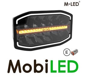 M-LED Phoenix combo met flitser amber/wit positielicht 9.6 inch M-LED Phoenix combo met flitser amber/wit positielicht 9.6 inch