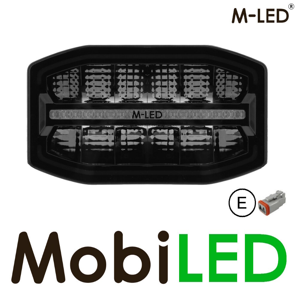 M-LED M-LED Phoenix combo avec flash feu de position ambre/blanc 9.6 pouces E-marque M-LED M-LED Phoenix combo avec flash feu de position ambre/blanc 9.6 pouces E-marque