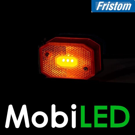 Fristom Fristom Side marking amber block E-mark Fristom Fristom Side marking amber block E-mark