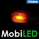 Fristom Fristom Side marking amber block E-mark Fristom Fristom Side marking amber block E-mark