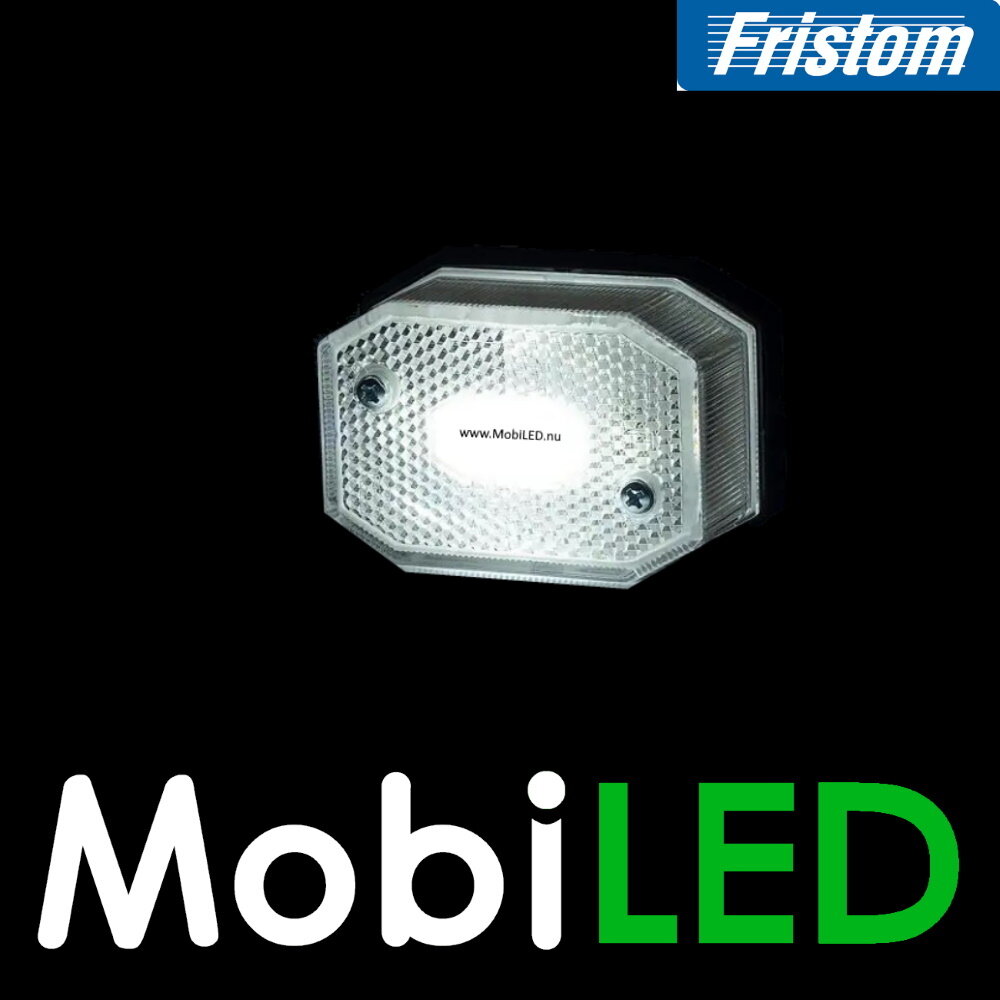 Fristom Fristom Side marking white block E-mark Fristom Fristom Side marking white block E-mark