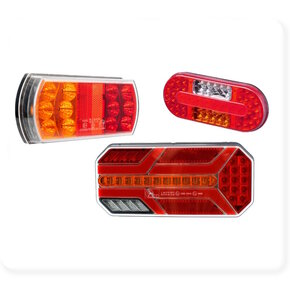 Trailer without triangle reflector