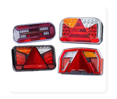 Aanhanger met driehoek reflector