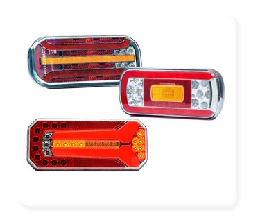Trailer without triangle reflector