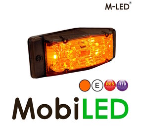 M-LED Aero Twin double burner amber/white positionlicht and flasher dark lens M-LED Aero Twin double burner amber/white positionlicht and flasher dark lens