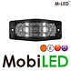 M-LED M-LED Aero Twin double burner amber/white positionlicht and flasher dark lens