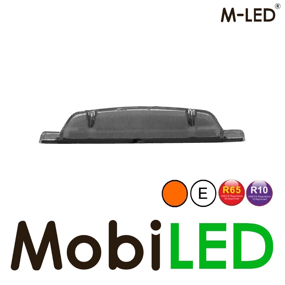 M-LED M-LED Aero Twin double burner amber/white positionlicht and flasher dark lens