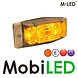 M-LED M-LED Aero Twin feu de position brûleur double feu ambre/blanc avec flash lentille transparente M-LED M-LED Aero Twin feu de position brûleur double feu ambre/blanc avec flash lentille transparente