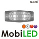 M-LED M-LED Aero Twin double burner amber/white positionlicht and flasher clear lens M-LED M-LED Aero Twin double burner amber/white positionlicht and flasher clear lens