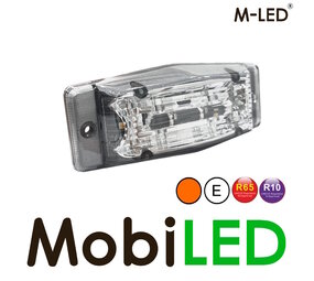 M-LED Aero Twin dubbelbrander amber/wit positielicht en flitser heldere lens