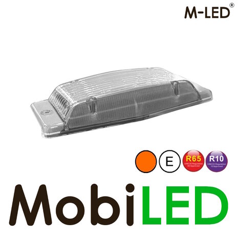 M-LED M-LED Aero Twin double burner amber/white positionlicht and flasher clear lens M-LED M-LED Aero Twin double burner amber/white positionlicht and flasher clear lens