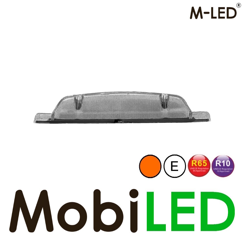 M-LED M-LED Aero Twin double burner amber/white positionlicht and flasher clear lens M-LED M-LED Aero Twin double burner amber/white positionlicht and flasher clear lens