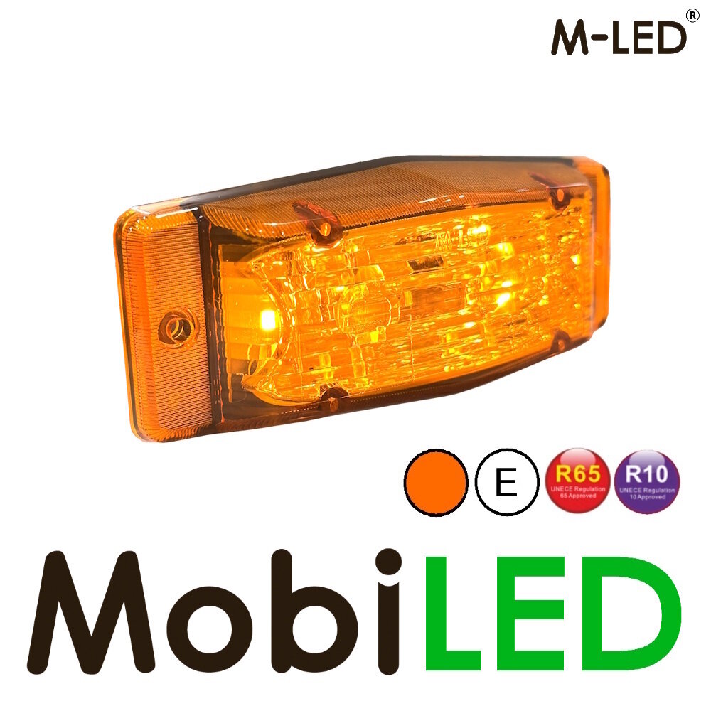 M-LED M-LED Aero Twin double burner with flasher amber lens M-LED M-LED Aero Twin double burner with flasher amber lens