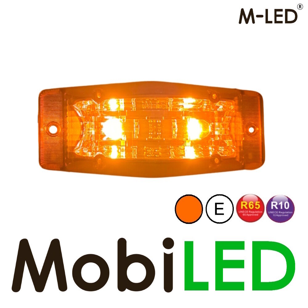 M-LED M-LED Aero Twin double burner with flasher amber lens M-LED M-LED Aero Twin double burner with flasher amber lens