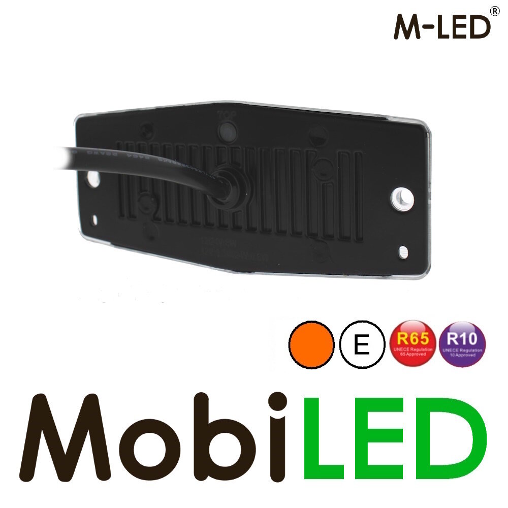 M-LED M-LED Aero Twin double burner with flasher amber lens M-LED M-LED Aero Twin double burner with flasher amber lens
