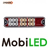 Rear light 12-24 volts 3 functions dynamic E-mark