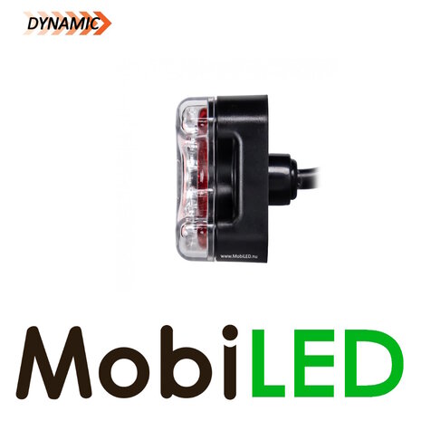Feu arrière 12–24 volts 3 fonctions dynamique E-marque Feu arrière 12–24 volts 3 fonctions dynamique E-marque