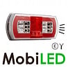 Achterlicht LED 12-24v 4 functies Links model E-keur Achterlicht LED 12-24v 4 functies Links model E-keur