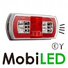 Feu arrière LED 12-24 volts 4 fonctions Modèle gauche E-marque Feu arrière LED 12-24 volts 4 fonctions Modèle gauche E-marque