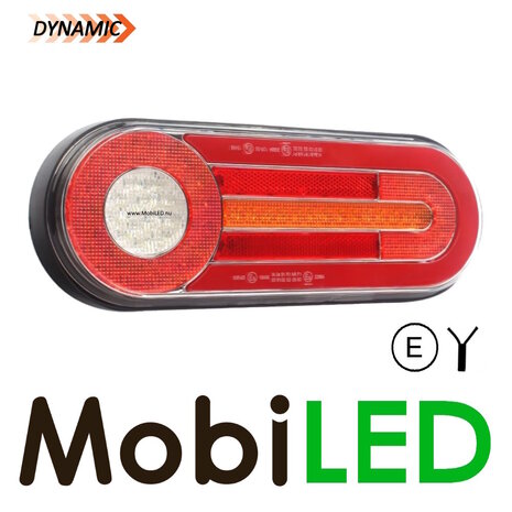 Dynamisch achterlicht 12-24 volt 5 functies E-keur Dynamisch achterlicht 12-24 volt 5 functies E-keur