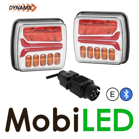 Rear light set wireless magnet 7 poles 12 volts Rear light set wireless magnet 7 poles 12 volts