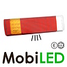 Achterlicht 5 functies + kentekenverlichting E-keur met 7 pins connector Links