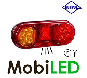 HORPOL Rear light 4 functions oval left