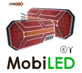 Set rear lights 6 functions dynamic NEON look Set rear lights 6 functions dynamic NEON look