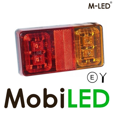 M-LED Rear light 16 LEDs 12-24 volt 3 functions E-mark cable of 1.5m M-LED Rear light 16 LEDs 12-24 volt 3 functions E-mark cable of 1.5m