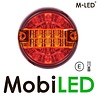 M-LED M-LED Hamburger rond achterlicht E-keur 9-33 volt 3 functies M-LED M-LED Hamburger rond achterlicht E-keur 9-33 volt 3 functies