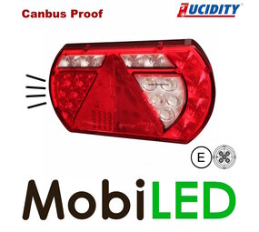 Lucidity Feu arrière 6 fonctions baïonnette canbus proof 12V droit