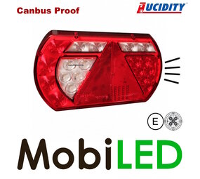 Lucidity Rear light 6 functions bayonet canbus proof 12V left Lucidity Rear light 6 functions bayonet canbus proof 12V left