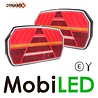 Set Rear lights 5 functions reflector E-mark Set Rear lights 5 functions reflector E-mark
