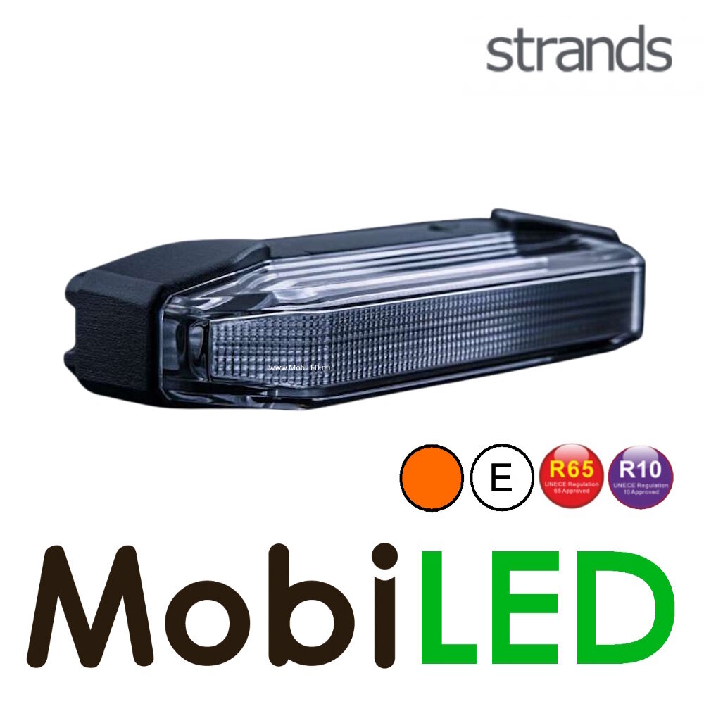 Strands Strands Firefly See Me positielicht met flitser amber dark look Strands Strands Firefly See Me positielicht met flitser amber dark look
