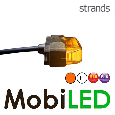 Strands Strands Firefly See Me positielicht met flitser amber dark look Strands Strands Firefly See Me positielicht met flitser amber dark look