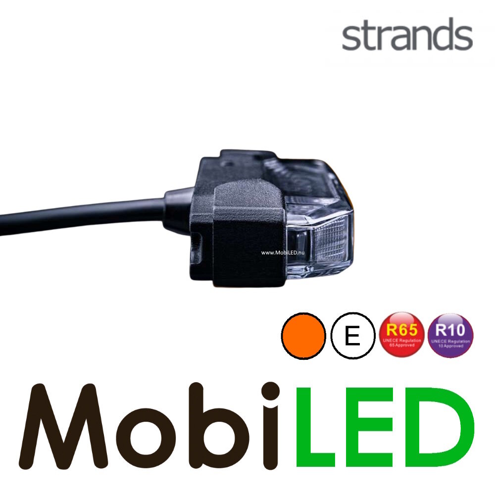Strands Strands Firefly See Me positielicht met flitser amber dark look Strands Strands Firefly See Me positielicht met flitser amber dark look
