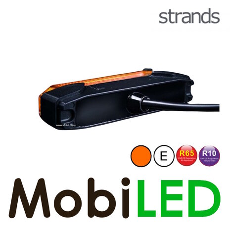 Strands Strands Firefly See Me positielicht met flitser amber dark look Strands Strands Firefly See Me positielicht met flitser amber dark look