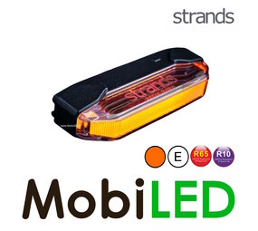 Strands Firefly See Me positielicht met flitser amber dark look
